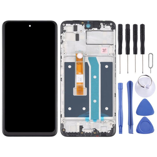 LCD Screen and Digitizer Full Assembly with Frame for LG K52 / K62 / Q52 LMK520 LM - K520 LMK520E LM - K520E LMK520Y LM - K520Y LMK520H LM - K520H LMK525H LMK525 LM - K525H LM - K525, For LG K52 / K62 / Q52 - ORIWHIZ