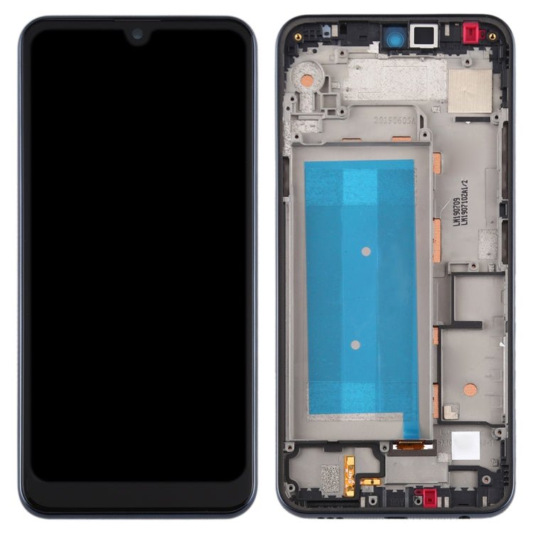 LCD Screen and Digitizer Full Assembly with Frame for LG Q60,Double SIM, For LG Q60(Double SIM) - ORIWHIZ
