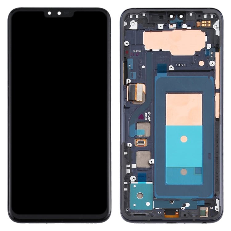 LCD Screen and Digitizer Full Assembly with Frame for LG V40 ThinQ, For LG V40 ThinQ - ORIWHIZ
