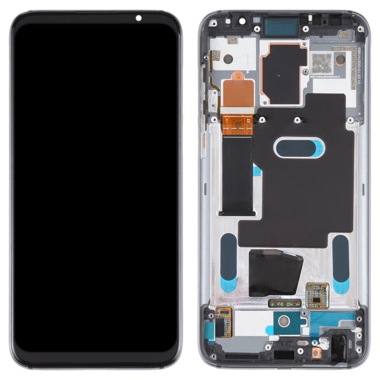 LCD Screen and Digitizer Full Assembly with Frame for Meizu 16 / 16th / M882H / M882Q, For Meizu 16 / 16th - ORIWHIZ