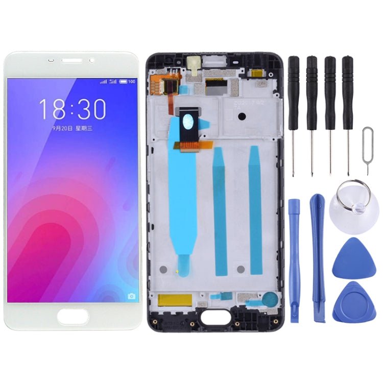 LCD Screen and Digitizer Full Assembly with Frame for Meizu M6 M711H M711Q, For Meizu M6, For Meizu M6 M711H - ORIWHIZ