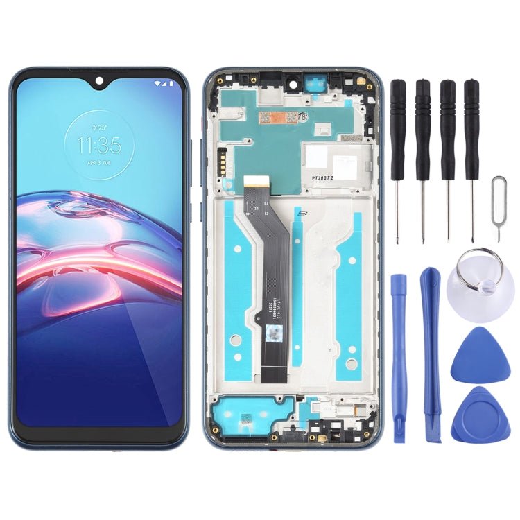 LCD Screen and Digitizer Full Assembly with Frame for Motorola Moto E (2020), For Motorola Moto E (2020) - ORIWHIZ