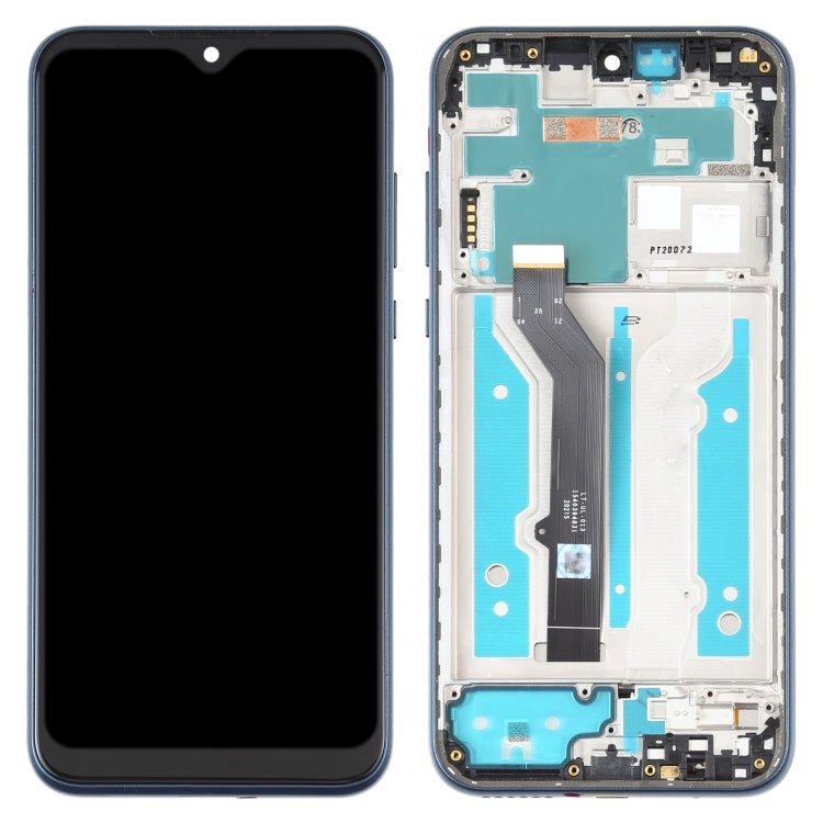 LCD Screen and Digitizer Full Assembly with Frame for Motorola Moto E (2020), For Motorola Moto E (2020) - ORIWHIZ