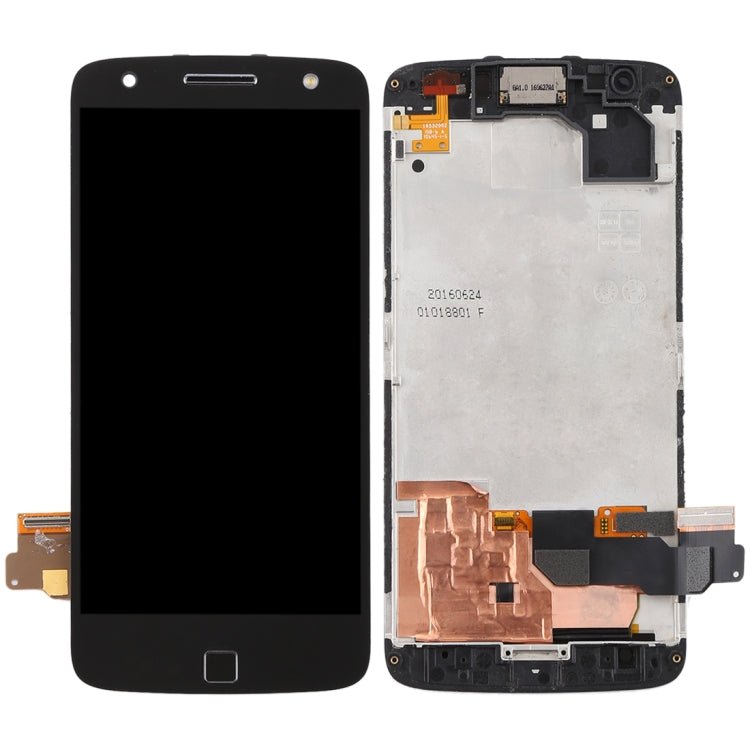 LCD Screen and Digitizer Full Assembly with Frame for Motorola Moto Z Force XT1650 - 02, For Moto Z Force - ORIWHIZ