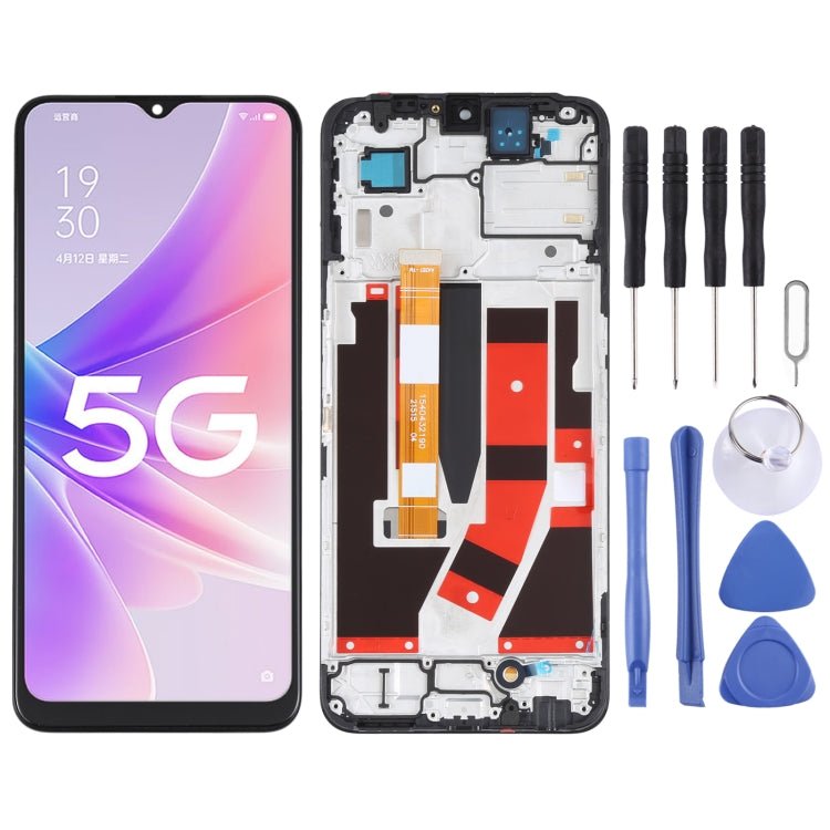 LCD Screen and Digitizer Full Assembly with Frame, For Realme C35 RMX3511, For Realme C31 RMX3501, For TCL 30E / 30 SE, For TCL 30 5G, For OPPO A57 5G - ORIWHIZ