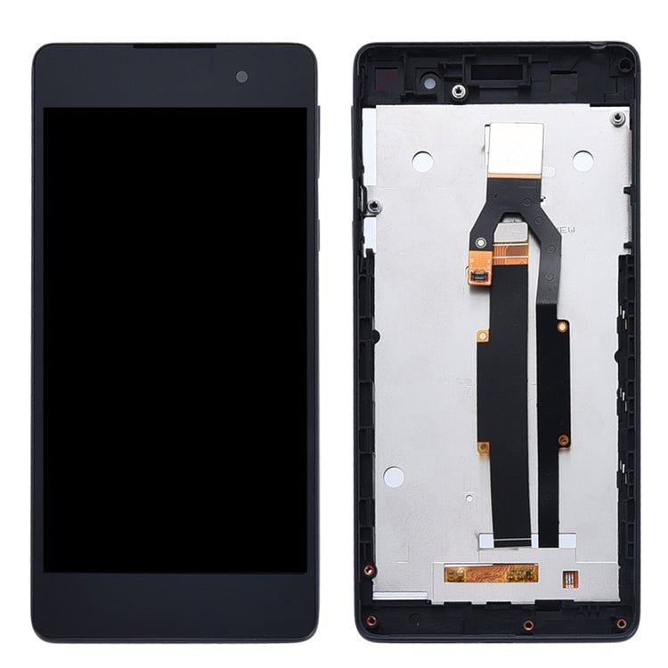 LCD Screen and Digitizer Full Assembly with Frame for Sony Xperia E5 F3311 F3313, For Xperia E5 - ORIWHIZ