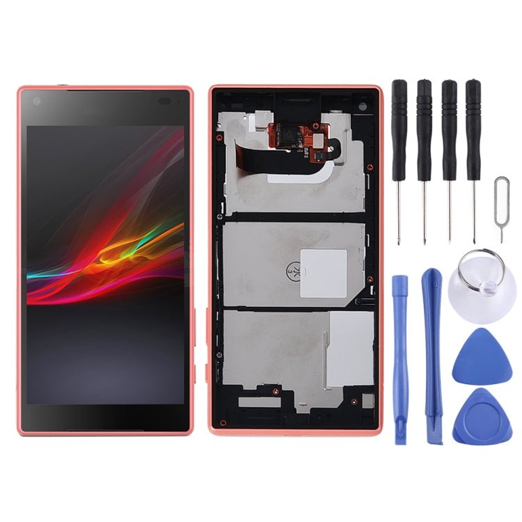 LCD Screen and Digitizer Full Assembly with Frame for Sony Xperia Z5 Compact / E5803 / E5823 / Z5 mini, For Xperia Z5 Compact OEM, Xperia Z5 Compact, Xperia Z5 Compact (Yellow) - ORIWHIZ