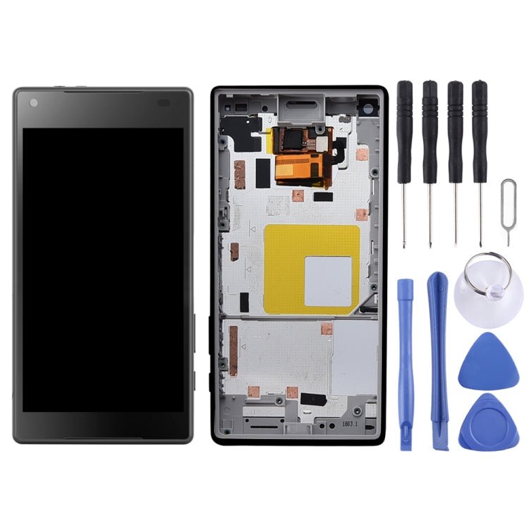 LCD Screen and Digitizer Full Assembly with Frame for Sony Xperia Z5 Compact / E5803 / E5823 / Z5 mini, For Xperia Z5 Compact OEM, Xperia Z5 Compact, Xperia Z5 Compact (Yellow) - ORIWHIZ
