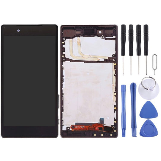LCD Screen and Digitizer Full Assembly with Frame for Sony Xperia Z5, For Xperia Z5 OEM - ORIWHIZ
