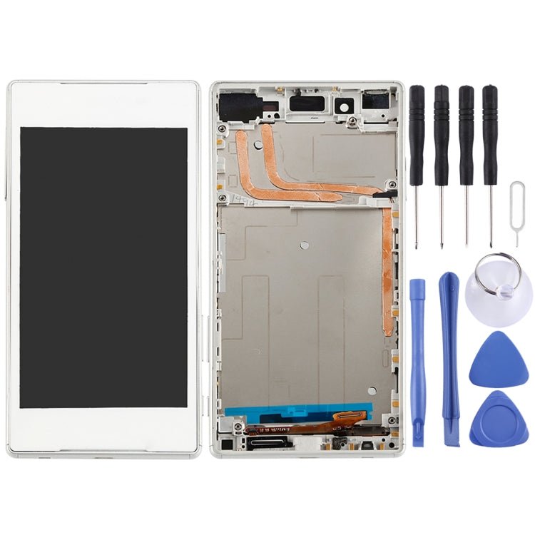 LCD Screen and Digitizer Full Assembly with Frame for Sony Xperia Z5, For Xperia Z5 OEM - ORIWHIZ
