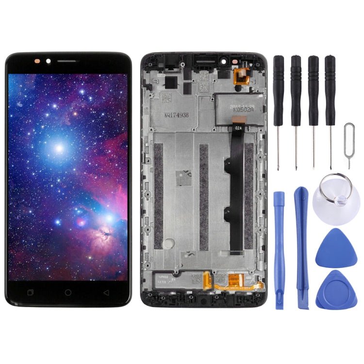 LCD Screen and Digitizer Full Assembly With Frame for T - Mobile Revvl Plus c3701a, For T - Mobile Revvl Plus(With Frame) - ORIWHIZ
