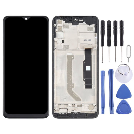 LCD Screen and Digitizer Full Assembly with Frame for TCL 20 SE T761H, For TCL 20 SE - ORIWHIZ