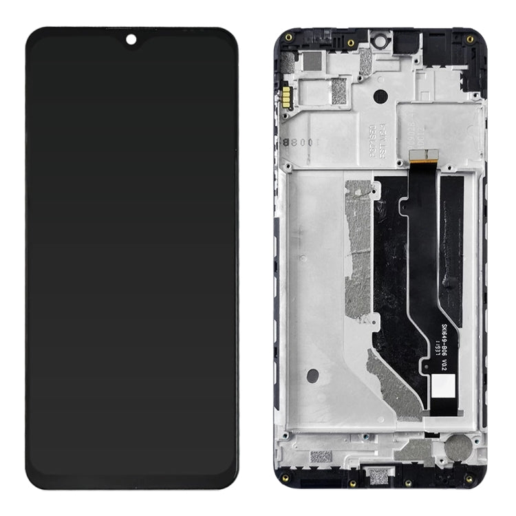 LCD Screen and Digitizer Full Assembly with Frame For ZTE 20 Smart V2050, For ZTE 20 Smart V2050 - ORIWHIZ