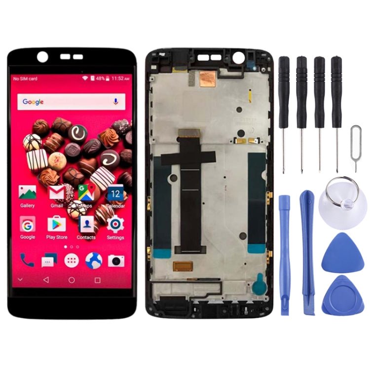 LCD Screen and Digitizer Full Assembly with Frame for ZTE Axon 7 Mini / B2017 / B2017G, For ZTE Axon 7 Mini - ORIWHIZ