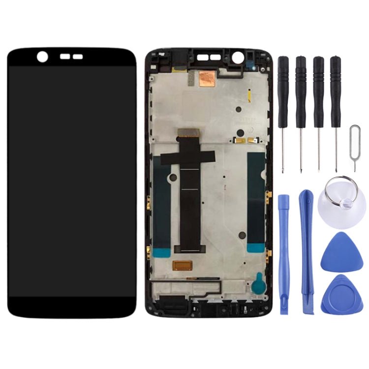 LCD Screen and Digitizer Full Assembly with Frame for ZTE Axon 7 Mini / B2017 / B2017G, For ZTE Axon 7 Mini - ORIWHIZ