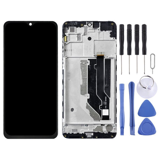 LCD Screen and Digitizer Full Assembly with Frame for ZTE Blade 20 Smart / V1050, For ZTE Blade 20 Smart - ORIWHIZ