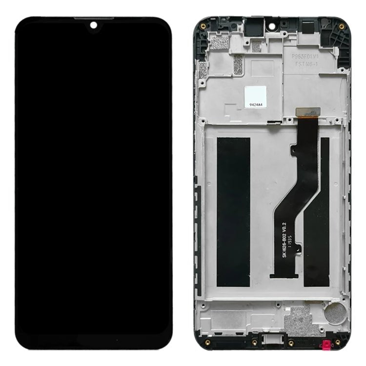 LCD Screen and Digitizer Full Assembly with Frame for ZTE Blade V10 Vita, For ZTE Blade V10 Vita - ORIWHIZ