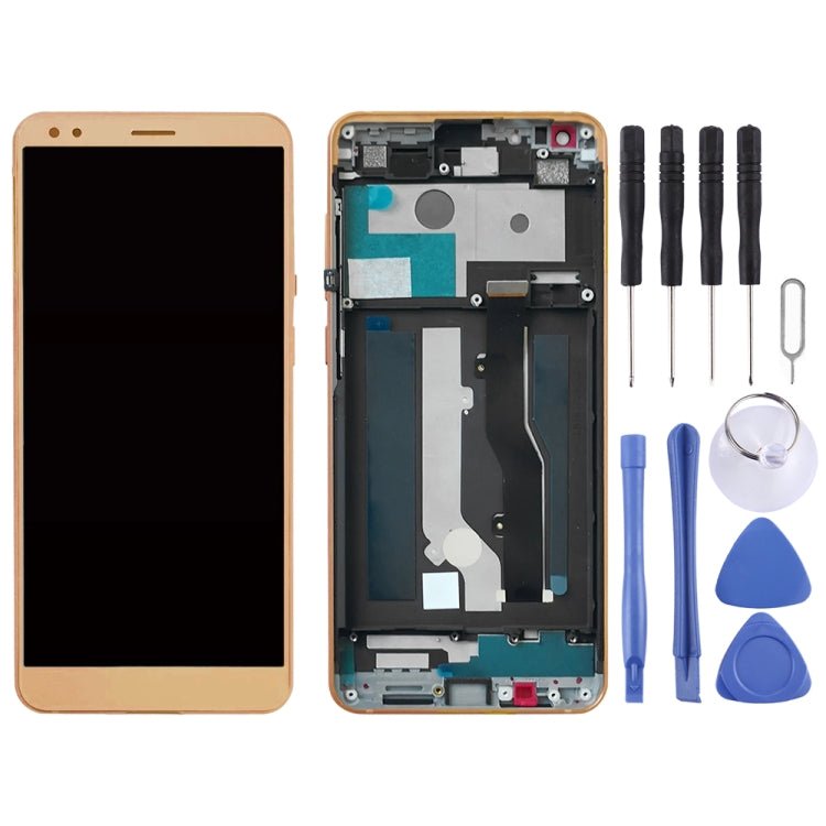 LCD Screen and Digitizer Full Assembly with Frame for ZTE Blade V9 V0900, For ZTE Blade V9 - ORIWHIZ