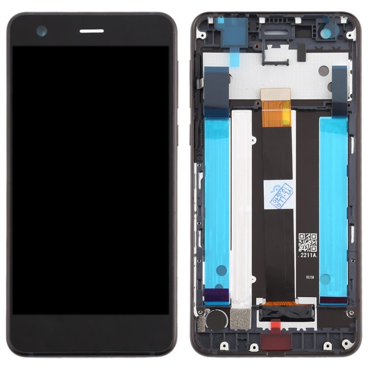 LCD Screen and Digitizer Full Assembly with Frame & Side Keys for Nokia 2 N2 TA - 1007 TA - 1029 TA - 1023 TA - 1035 TA - 1011, For Nokia 2 - ORIWHIZ