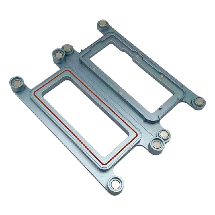 LCD Screen Display Glass Bezel Frame Glue Press Laminating Holder For iPhone 12 / 12 Pro, For IP12 - 12 Pro (Magnetic) - ORIWHIZ