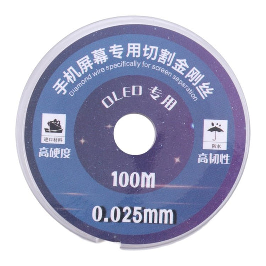 LCD Screen Separation Diamond Wire, 0.025mm x 100m OLED, 0.05mm x 100m AMOLED - ORIWHIZ