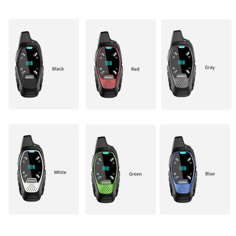 LED Display USB Charging Wireless Handheld Small Mini Walkie Talkie, A13 (Red), A13 (Green), A13 (Blue), A13 (Black), A13 (White), A13 (Grey) - ORIWHIZConsumer ElectronicsHandheld Walkie TalkieWalkie Talkie
