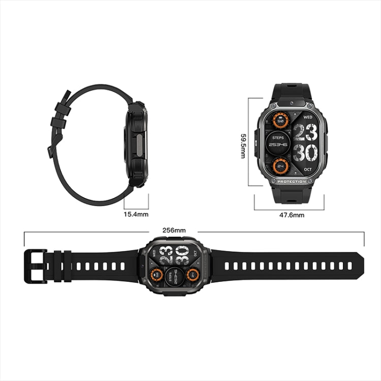 LEMFO DM63 2.13 inch AMOLED Square Screen Smart Watch Android 8.1, 2GB+16GB - ORIWHIZ