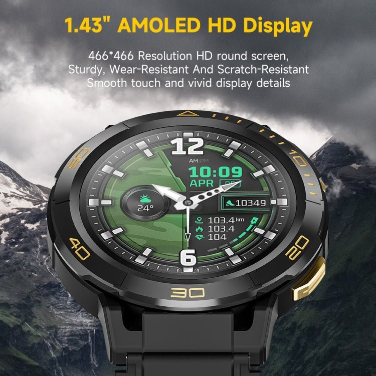 LEMFO Z1 1.43 inch AMOLED Screen Smart Watch, 4G Network Android 8.1, 4GB+64GB, Eurasian Version, 4GB+64GB - ORIWHIZ