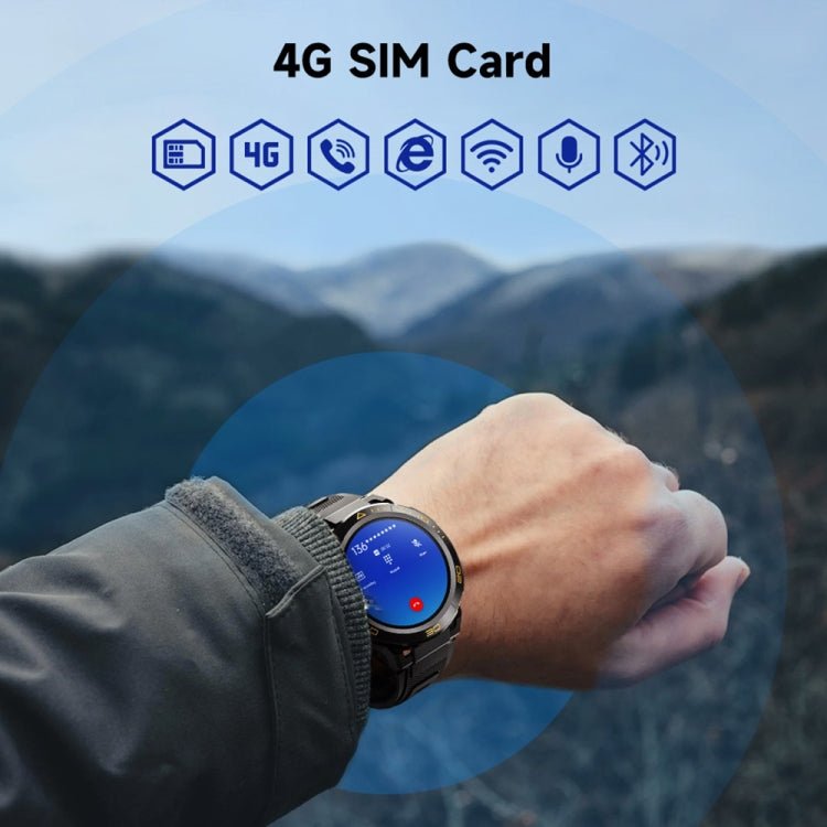 LEMFO Z1 1.43 inch AMOLED Screen Smart Watch, 4G Network Android 8.1, 4GB+64GB, Eurasian Version, 4GB+64GB - ORIWHIZ