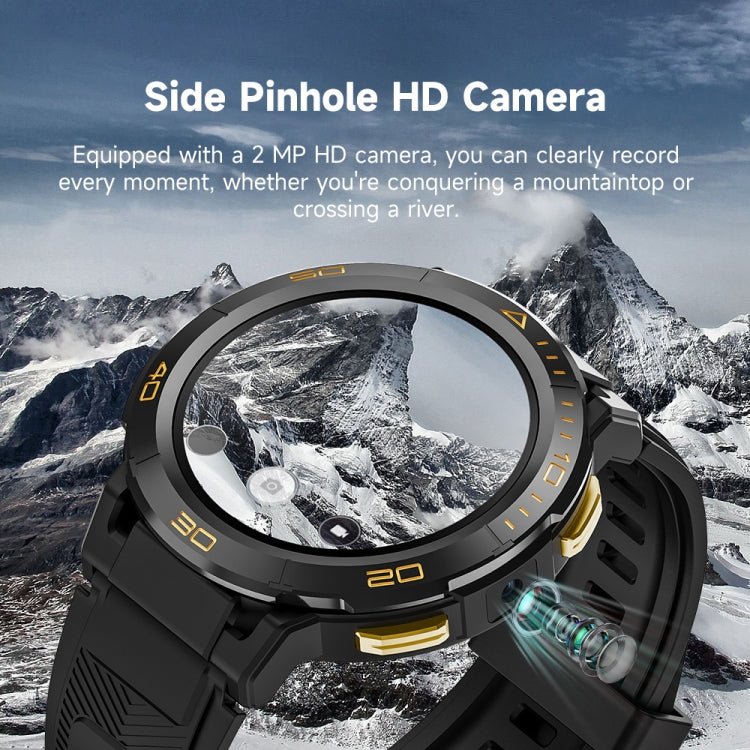 LEMFO Z1 1.43 inch AMOLED Screen Smart Watch, 4G Network Android 8.1, 4GB+64GB, Eurasian Version, 4GB+64GB - ORIWHIZ