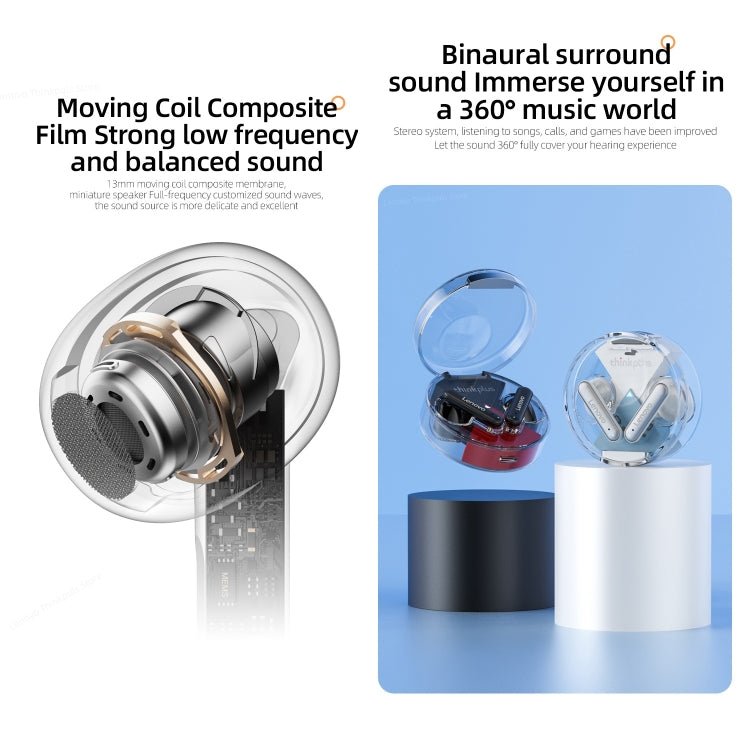 Lenovo LP10 TWS Wireless Bluetooth 5.2 Noise Reduction Earphone with Mic - ORIWHIZ