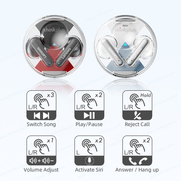 Lenovo LP10 TWS Wireless Bluetooth 5.2 Noise Reduction Earphone with Mic - ORIWHIZ