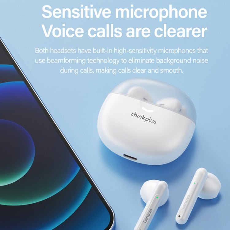 Lenovo LP1Pro Half In - Ear HD Call Wireless Bluetooth TWS Sports Earphone, LP1Pro - ORIWHIZ