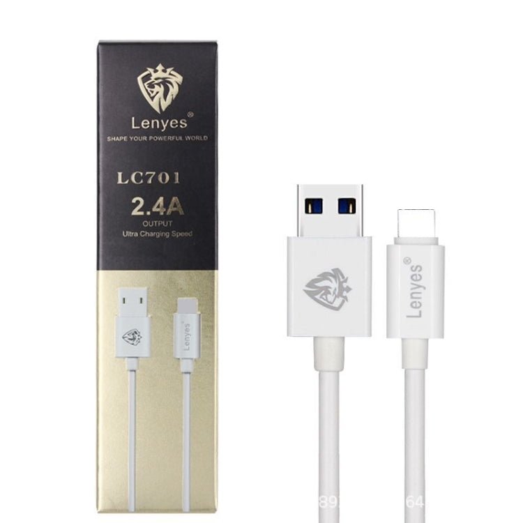 Lenyes LC701 1.5m 2.4A Output USB to Micro USB PVC Data Sync Fast Charging Cable, 1.5m Micro USB - ORIWHIZ