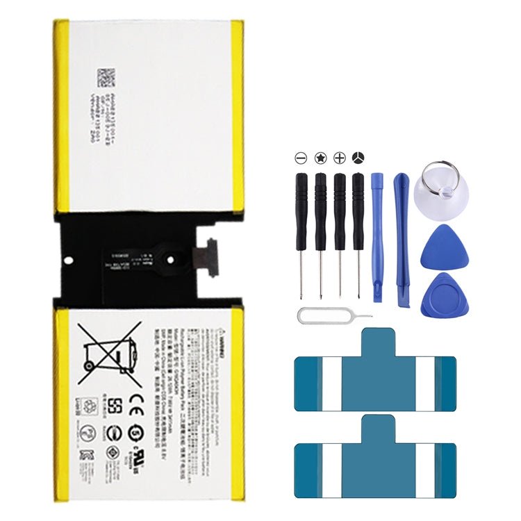 Li - Polymer Battery Replacement For, 42.2WH 5547mAh, 7.5V 2387MAH, DYNH01, 42WH 5676mAh, DYNR01 5087mAh, 43.2WH 5702mAh, 45Wh 5940mAh, 7.66V 3411mAh - ORIWHIZ