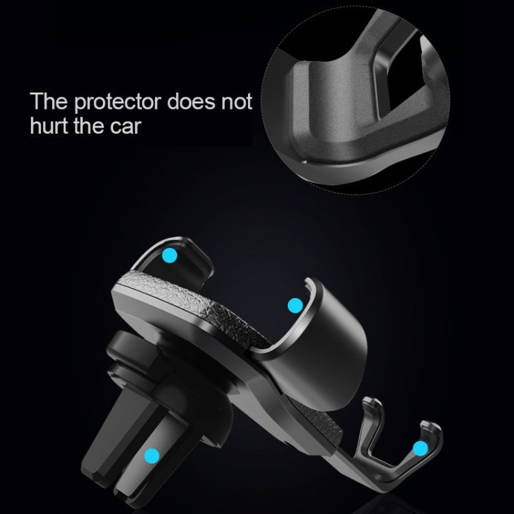 Litchi Texture Gravity Car Mount Phone Holder, Litchi Texture(Black), Litchi Texture(White) - ORIWHIZ