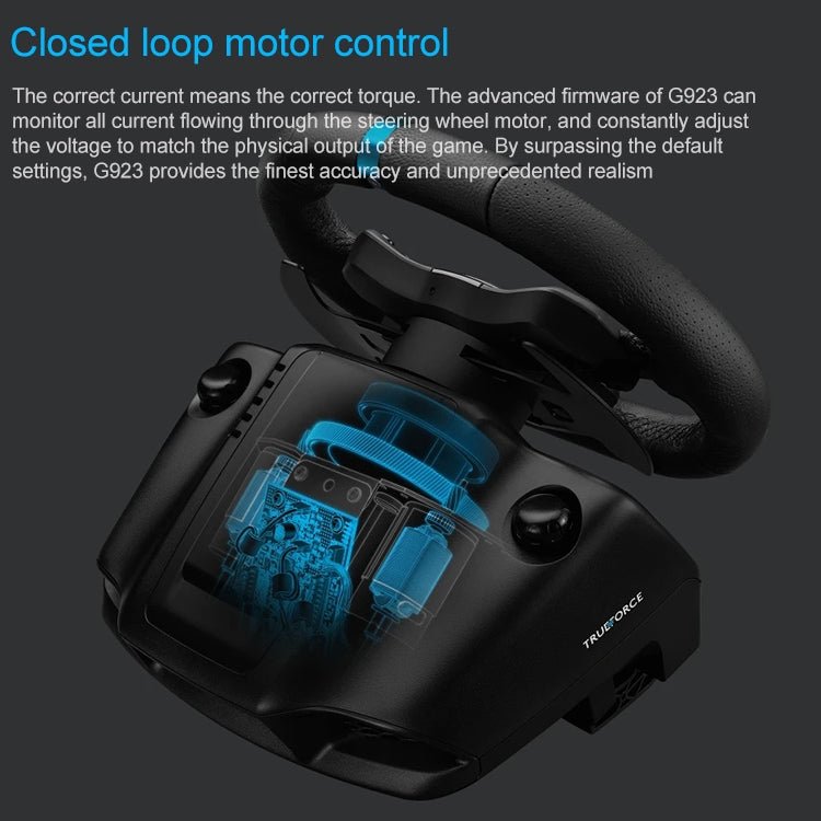 Logitech G923 Game Racing Steering Wheel Pedal Shift Lever for PS5 / PS4 / PC, G923 - ORIWHIZLogitechSony AccessoriesSony Accessories Gamepads