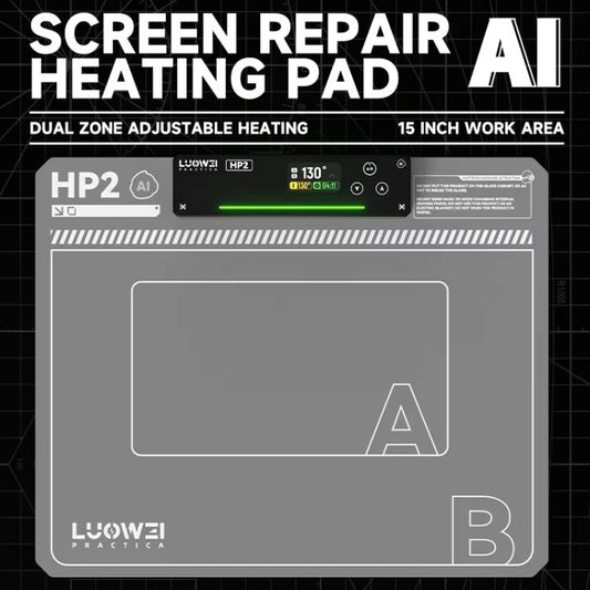 LUOWEI HP2 Screen Heating Table Constant Temperature Screen Removal Treasure Phone Tablet Screen Changing Removal Heating Separation, EU Plug, US Plug - ORIWHIZ