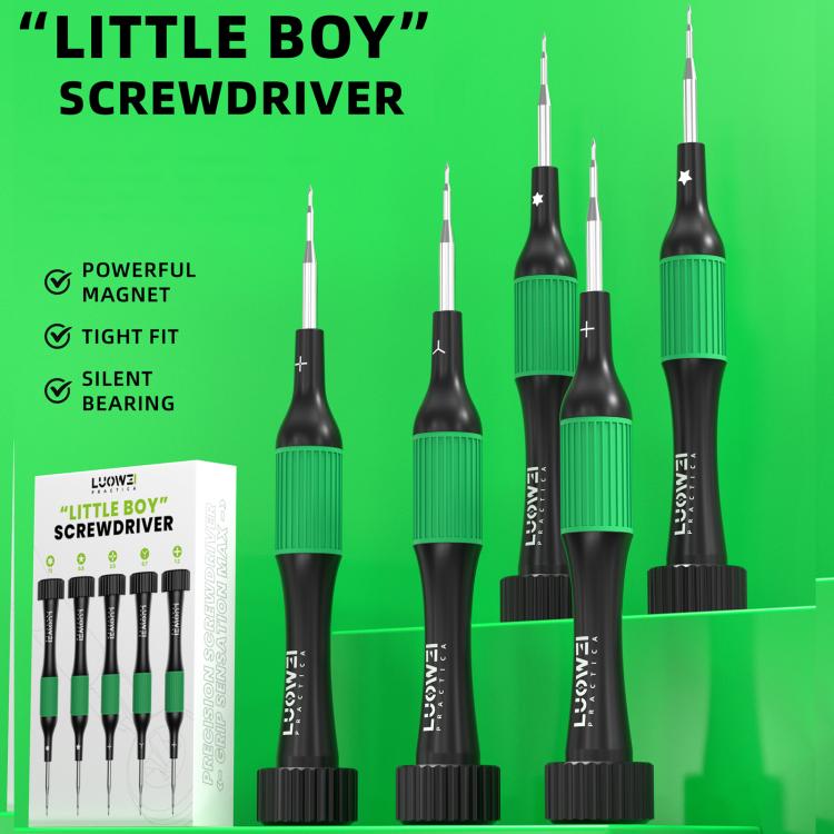 LUOWEI LITTLE BOY Smooth Bearings Alloy Magnetic Screwdriver Set - ORIWHIZ