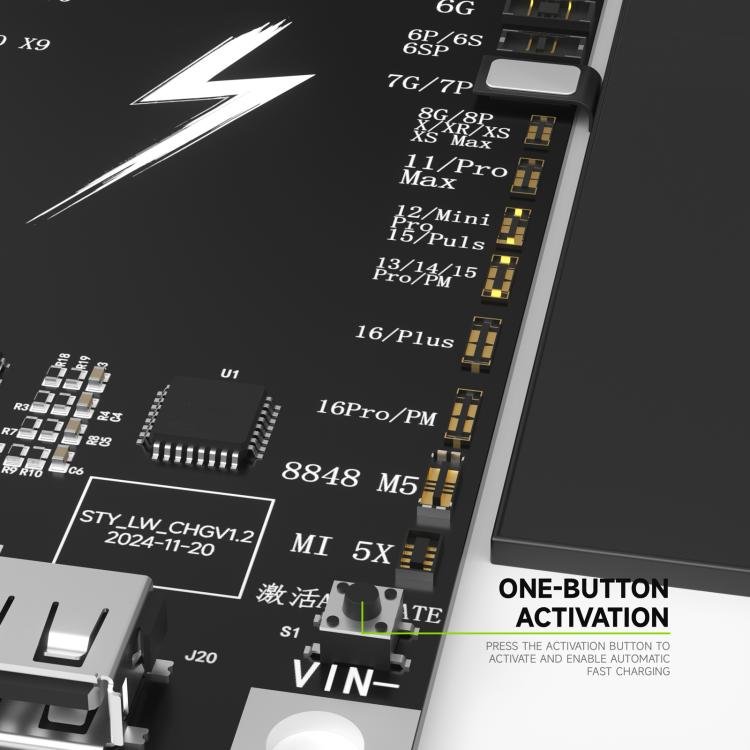 LUOWEI LW - B03 Battery Fast Charging Activation Board for iPhone/Android - ORIWHIZ