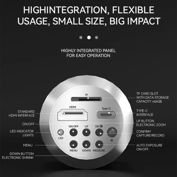 Luowei LW - GK20 UHD 1080P / 2K Microscope Camera with 5X Digital Zoom & Custom Storage, LW - GK20 - ORIWHIZ