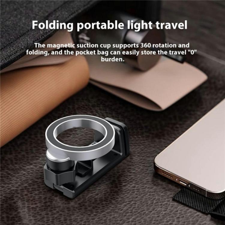 LX - 01 360 Degree Rotating Car Phone Holder Compatible with MagSafe Travel Foldable Bracket, LX - 01 - ORIWHIZ