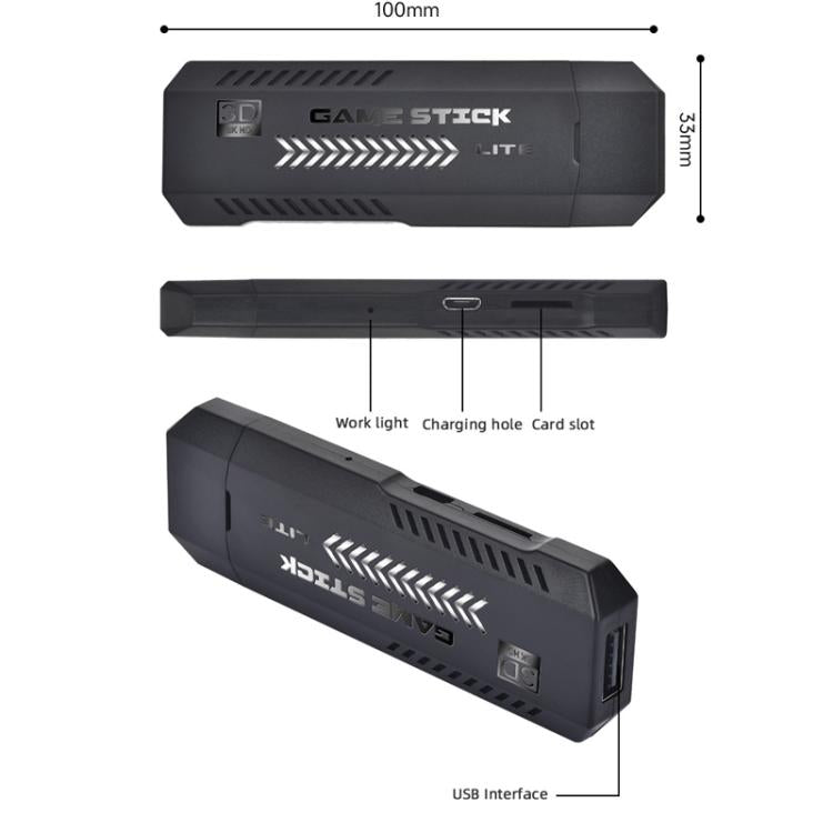 M10 Pro 4K TV Game Player 3D HD Retro Video Game Console, 64G With Wired Controller, 128G With Wired Controller, 256G With Wired Controller, 64G With Charged Controller, 128G With Charged Controller, 256G With Charged Controller - ORIWHIZPocket ConsolePocket Console & AccessoriesToys & Hobbies