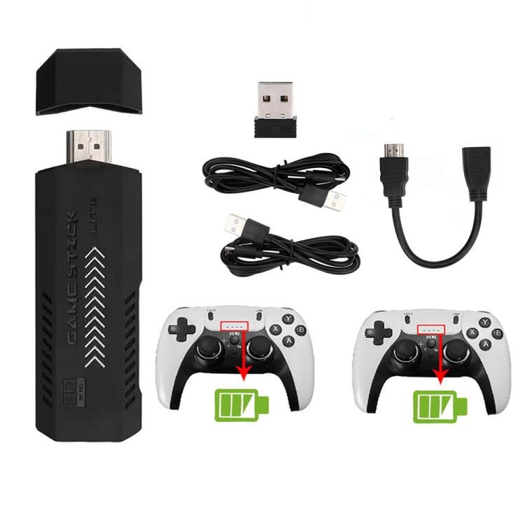 M10 Pro 4K TV Game Player 3D HD Retro Video Game Console, 64G With Wired Controller, 128G With Wired Controller, 256G With Wired Controller, 64G With Charged Controller, 128G With Charged Controller, 256G With Charged Controller - ORIWHIZPocket ConsolePocket Console & AccessoriesToys & Hobbies