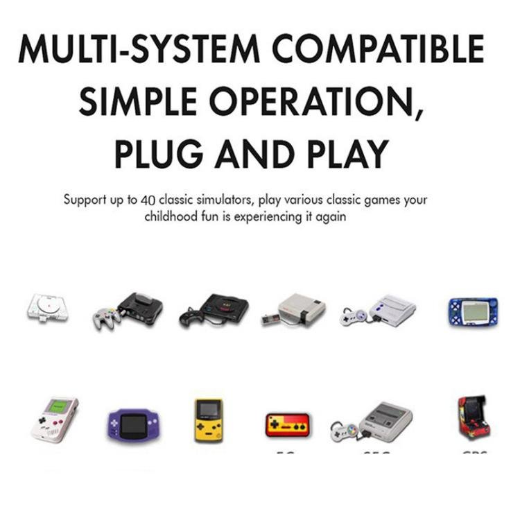 M10 Pro 4K TV Game Player 3D HD Retro Video Game Console, 64G With Wired Controller, 128G With Wired Controller, 256G With Wired Controller, 64G With Charged Controller, 128G With Charged Controller, 256G With Charged Controller - ORIWHIZPocket ConsolePocket Console & AccessoriesToys & Hobbies