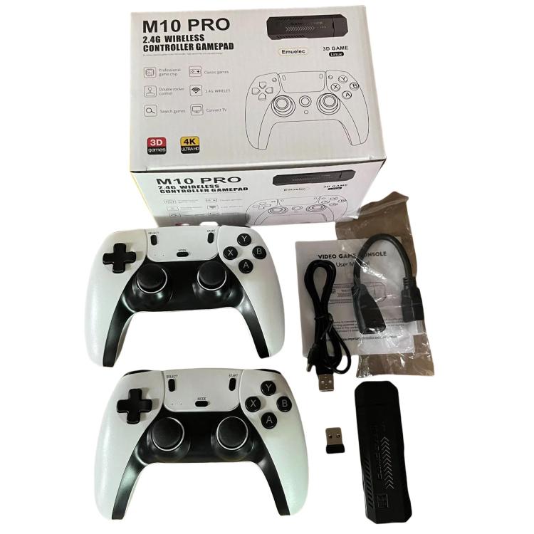 M10 Pro 4K TV Game Player 3D HD Retro Video Game Console, 64G With Wired Controller, 128G With Wired Controller, 256G With Wired Controller, 64G With Charged Controller, 128G With Charged Controller, 256G With Charged Controller - ORIWHIZPocket ConsolePocket Console & AccessoriesToys & Hobbies