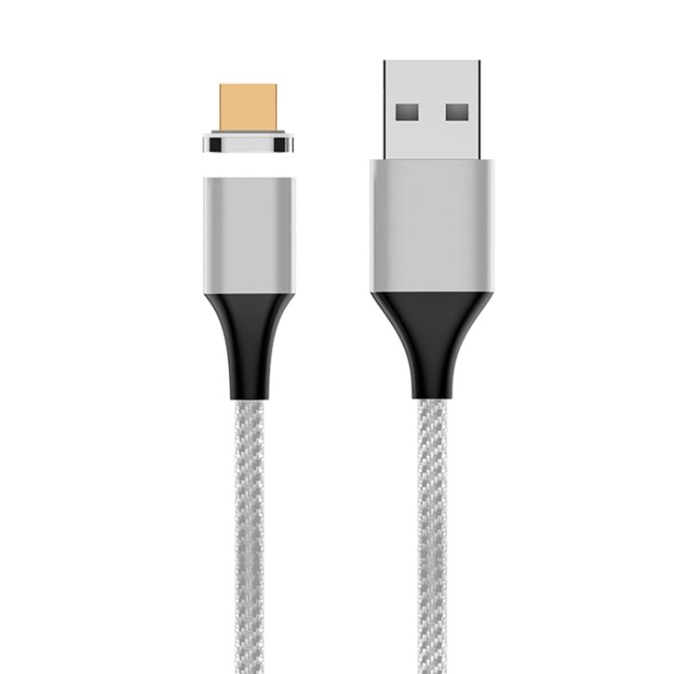 M11 3A USB to Micro USB Nylon Braided Magnetic Data Cable, Cable Length: 1m, Micro USB - ORIWHIZ