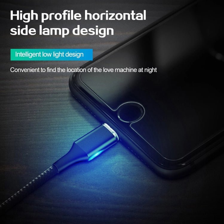 M11 3A USB to Micro USB Nylon Braided Magnetic Data Cable, Cable Length: 1m, Micro USB - ORIWHIZ