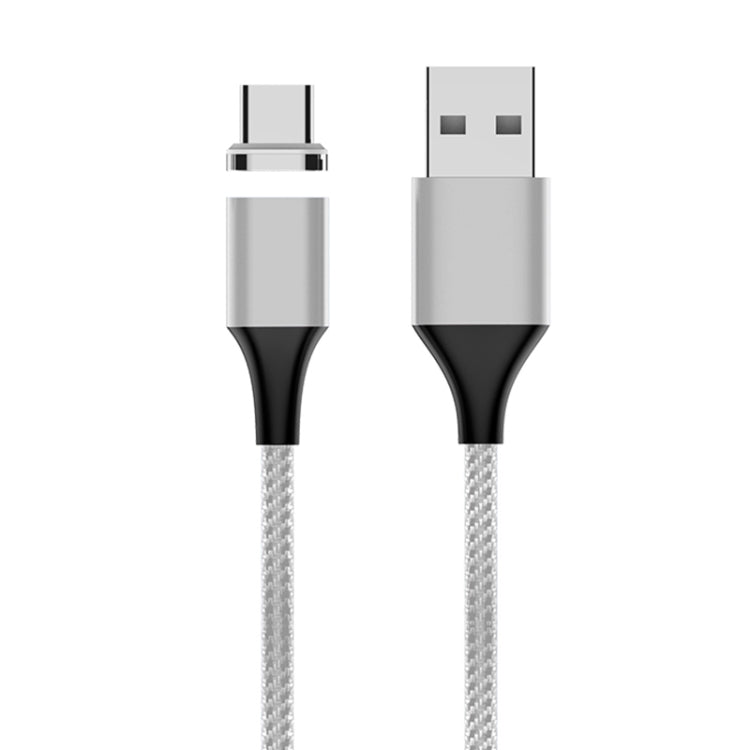 M11 5A USB to USB - C / Type - C Nylon Braided Magnetic Data Cable, Cable Length: 2m, USB - C / Type - C - ORIWHIZ