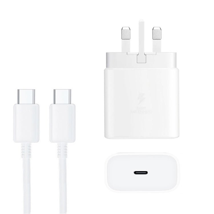 M135 45W USB - C / Type - C Port Fast Charger with 5A Type - C to Type - C Cable, UK Plug, UK Plug + Type - C Cable - ORIWHIZ